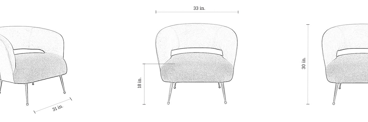 Christina Chair dimensions