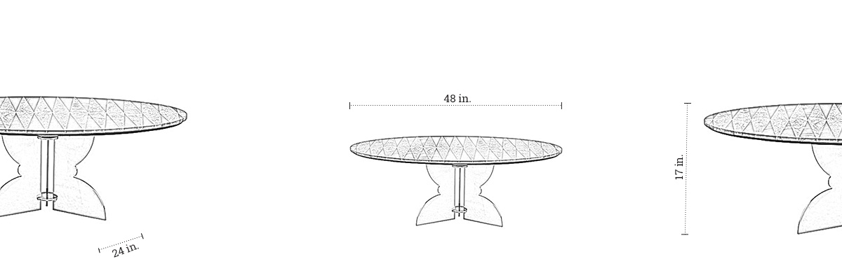 Alanza Coffee Table dimensions