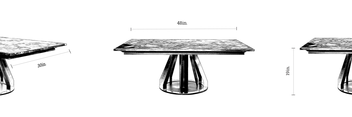 Stephen Coffee Table dimensions