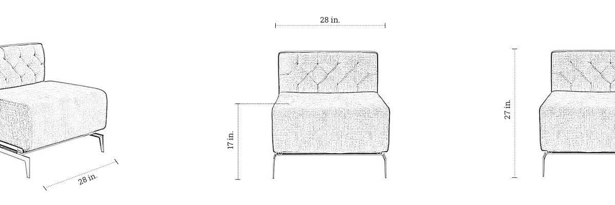 Miller Chair dimensions