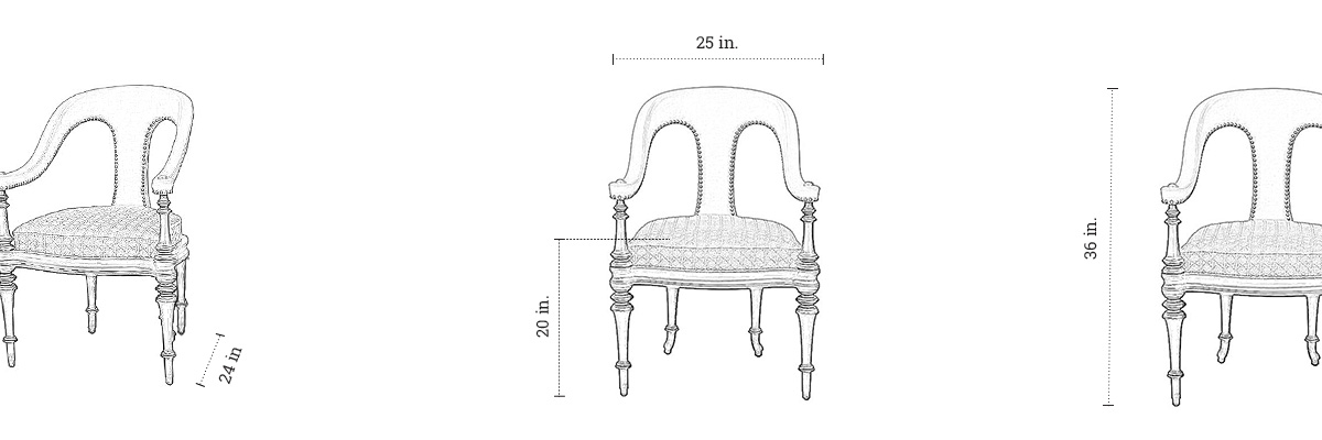 Kingly Chair dimensions