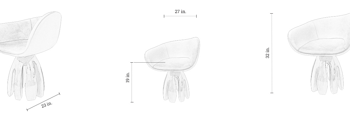 S & N Walnut Chair dimensions