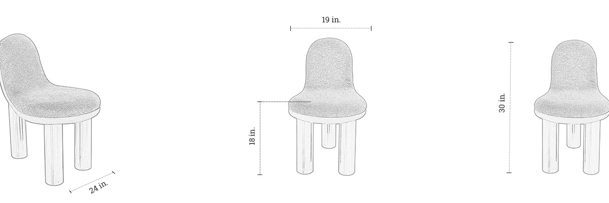 Martian Chair dimensions