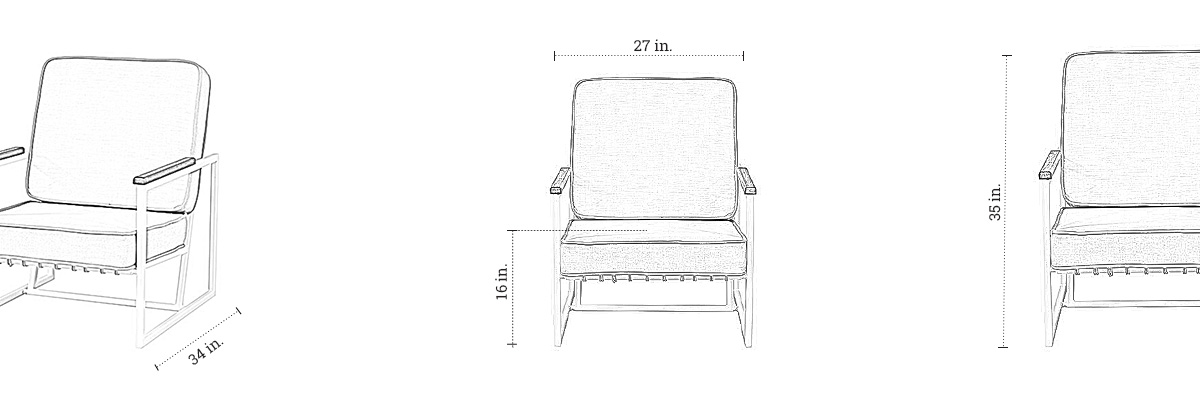 Michel Chair dimensions