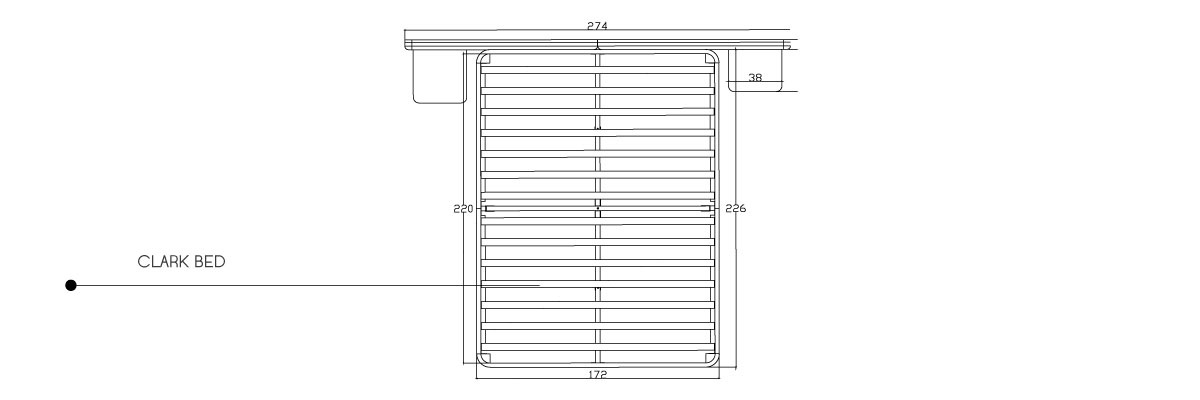 Clark Bed dimensions