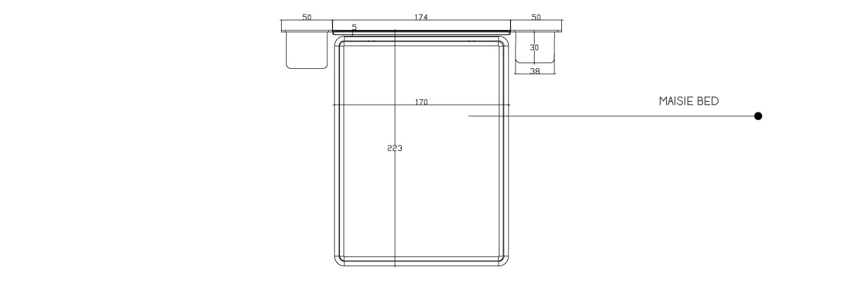 Maisie Bed dimensions
