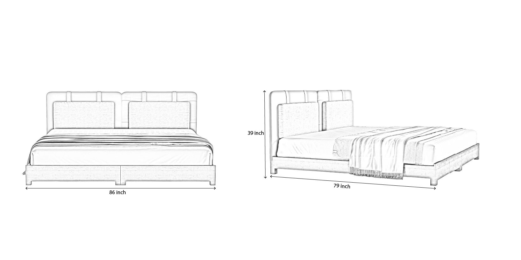 Carl Bed dimensions