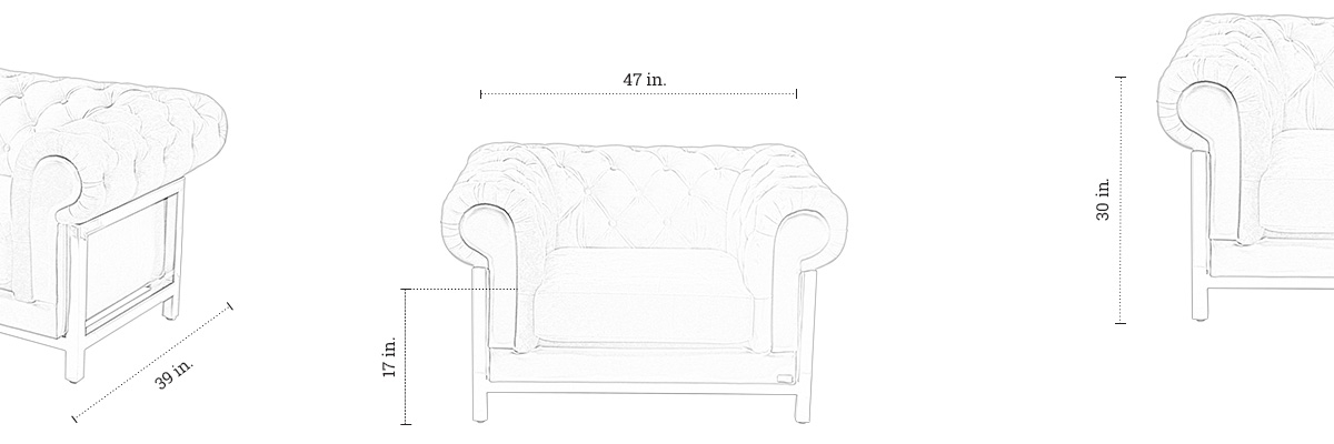 Skylar Chair dimensions