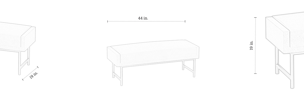 Ellis Bench dimensions