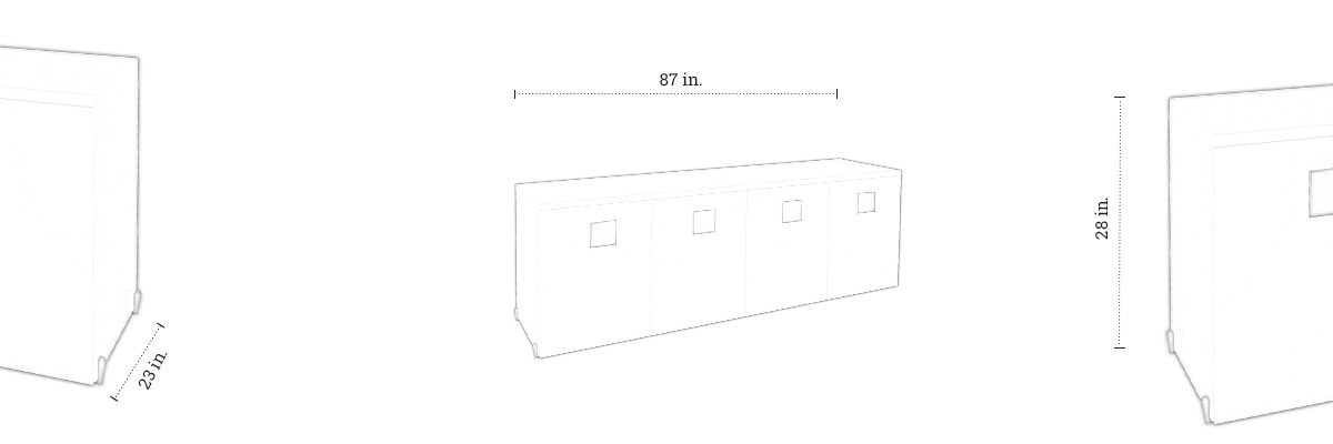 Flynn Sideboard dimensions