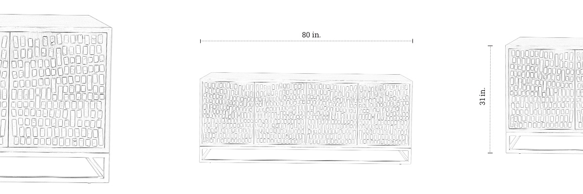 Fray Sideboard dimensions