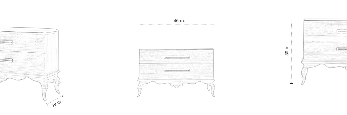 Ariel Sideboard dimensions