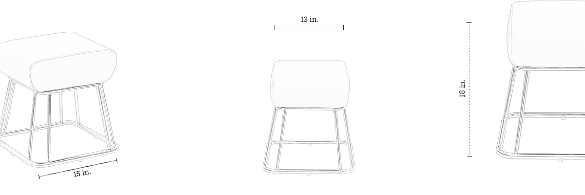Dylan Pouffe dimensions