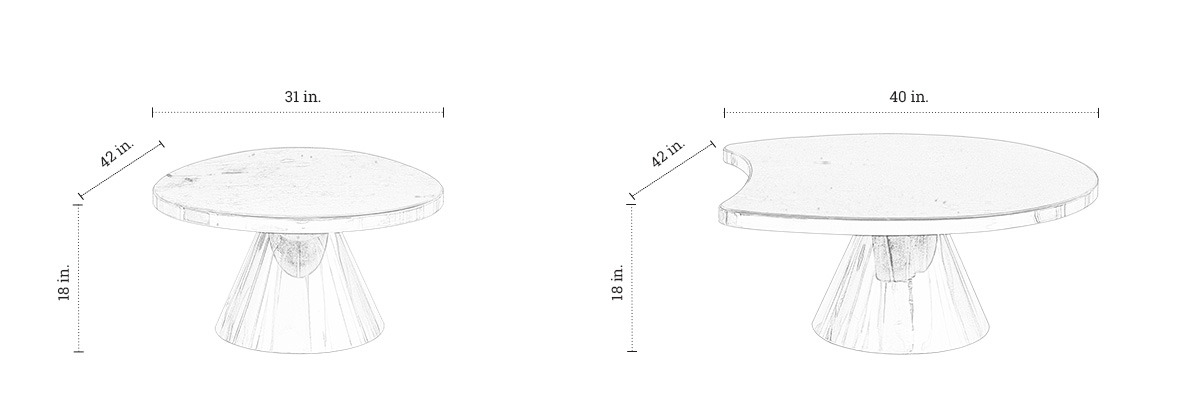 Moana Coffee Table dimensions