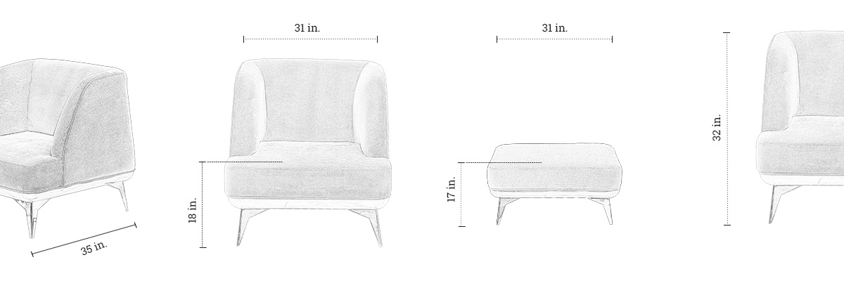 Stanley Chair dimensions