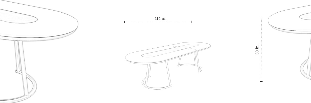 Alexa Dining Table dimensions