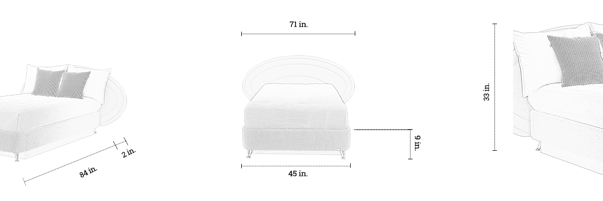 Fiona Bed dimensions