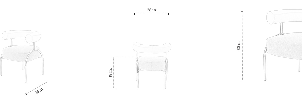 Doyle Chair dimensions