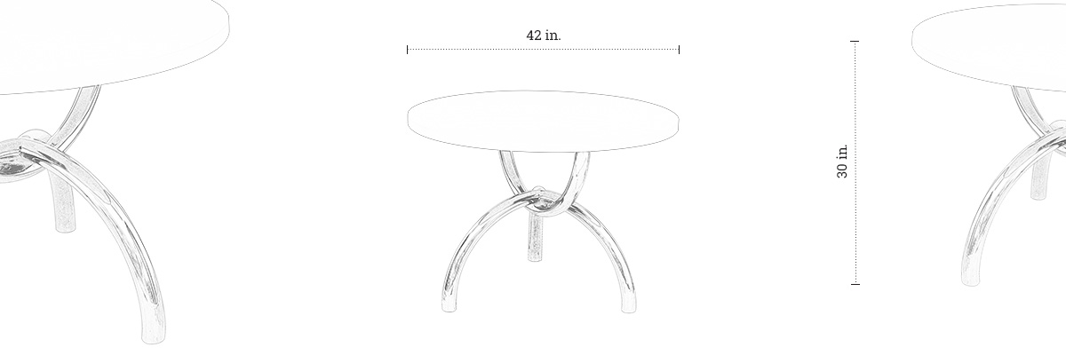 Aries Dining Table dimensions