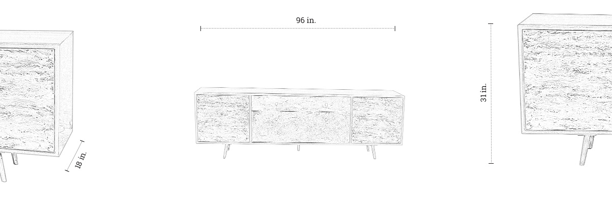 Alese Sideboard dimensions