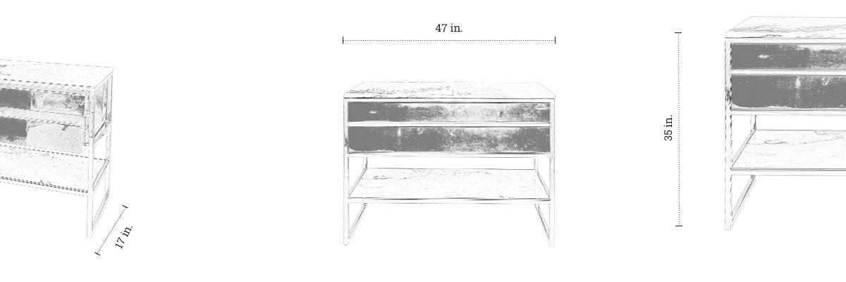 The Galore Vanity dimensions