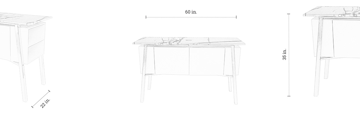 The Grace Vanity dimensions