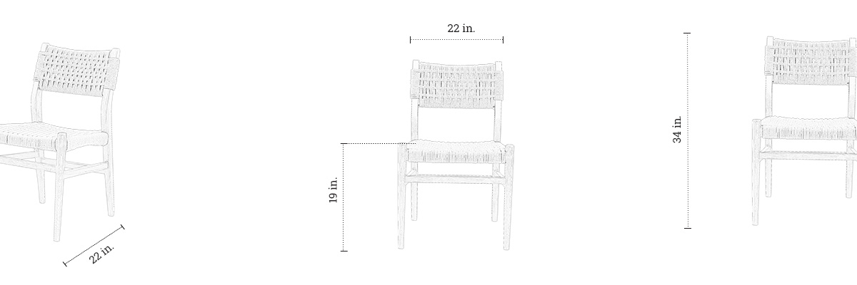 Terracotta Chair dimensions