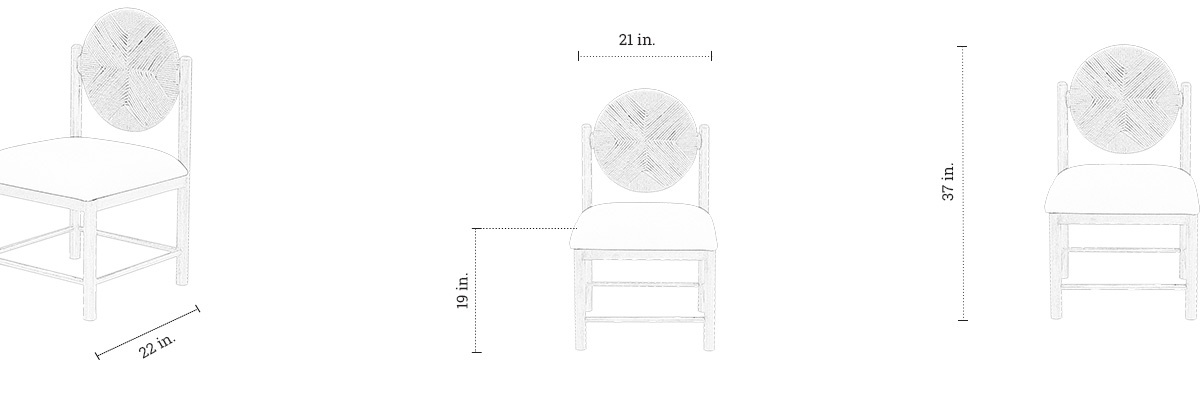 Sandy Chair dimensions