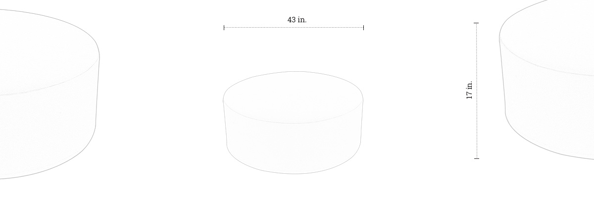 Moon Coffee Table dimensions