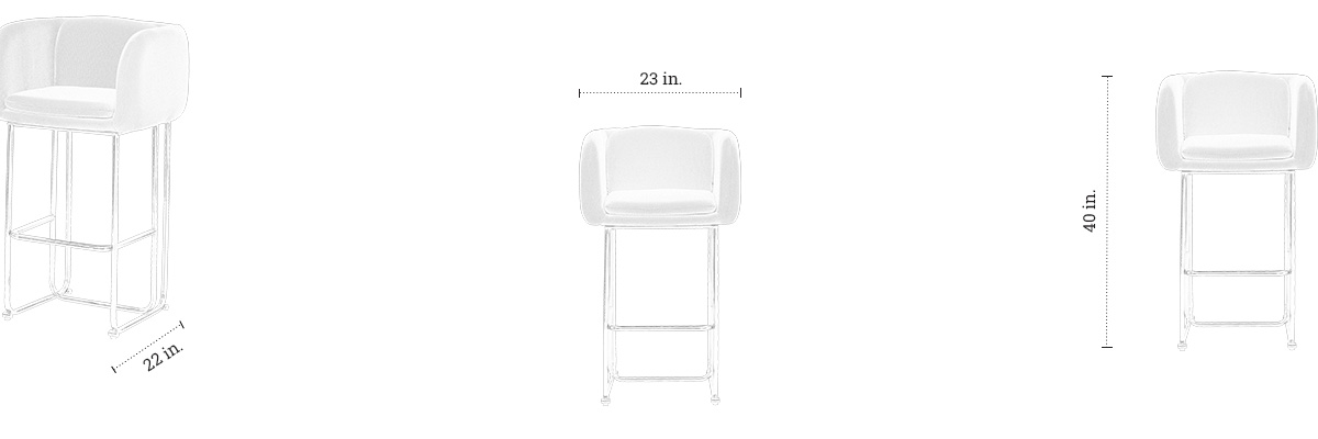 Morpheus Bar Chair dimensions