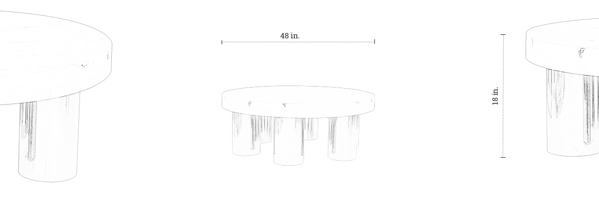 Nova Coffee Table dimensions