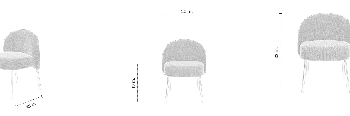 Sheraton Chair dimensions