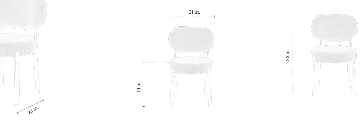 Hepple Chair dimensions