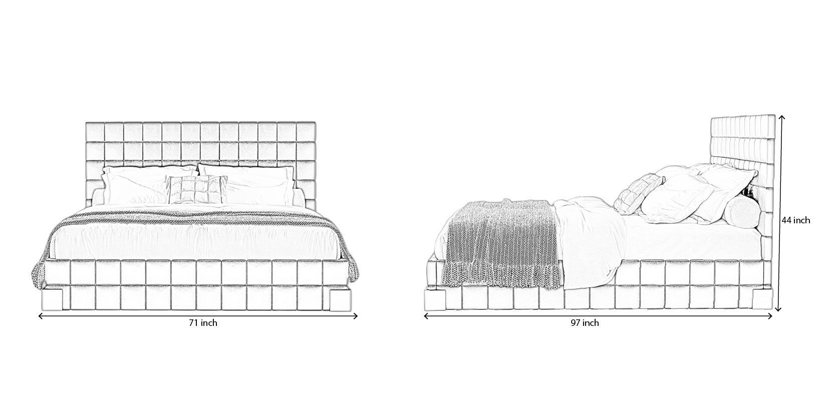 Eden Bed dimensions