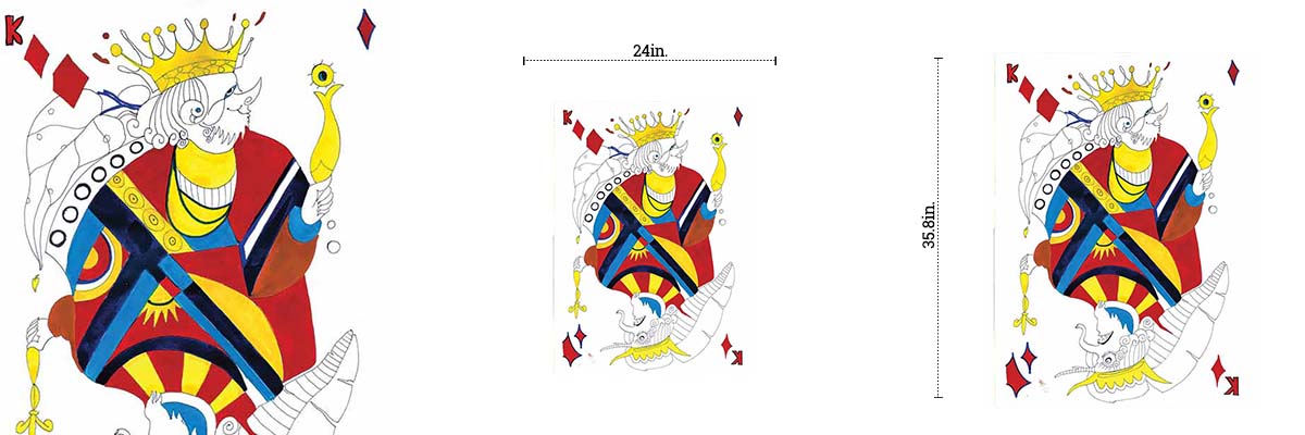 Eclectic Royalty 1 dimensions