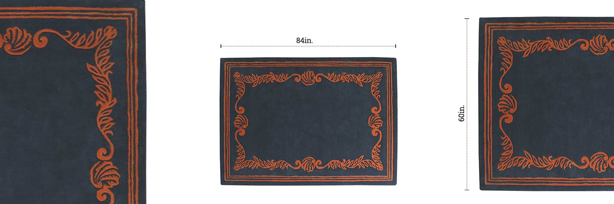 Folk Tufted Rug dimensions