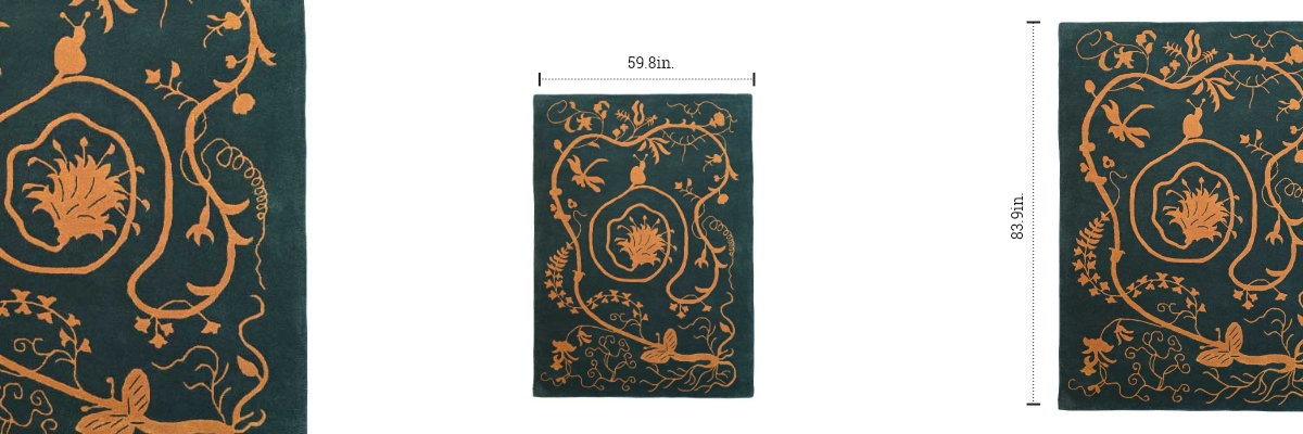 Pixie Dust Tufted rug dimensions