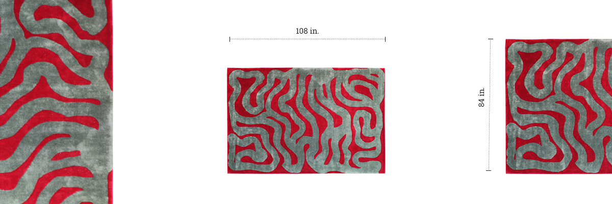 Maze Tufted Rug dimensions