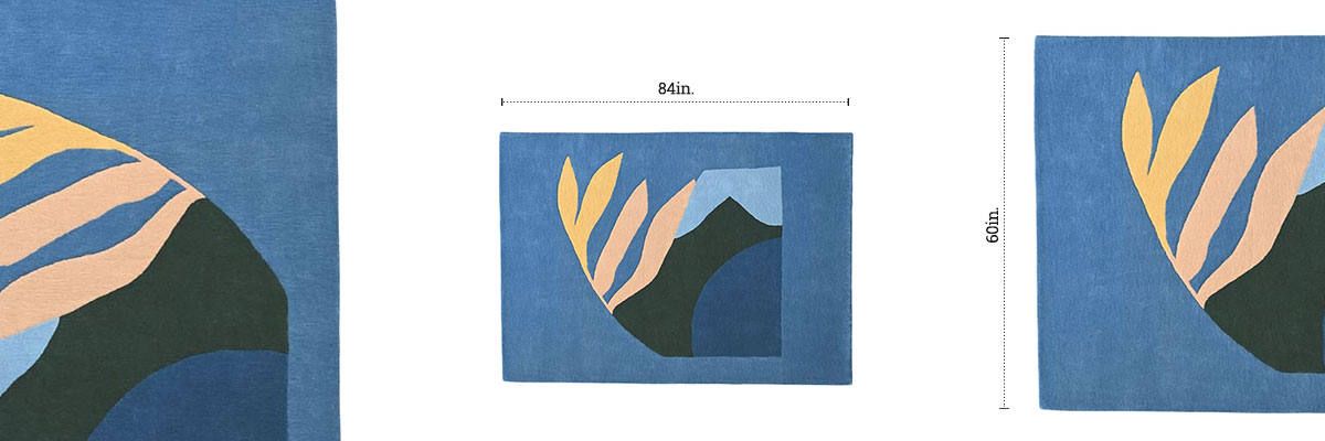Hay Tufted Rug dimensions