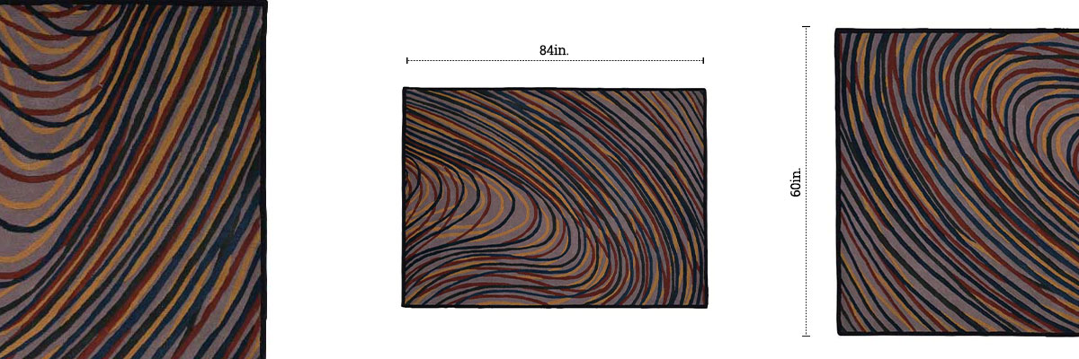 Wire Mesh Tufted Rug dimensions