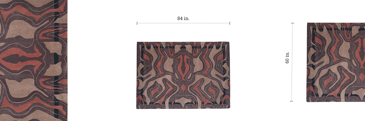 Swirl Tufted Rug dimensions