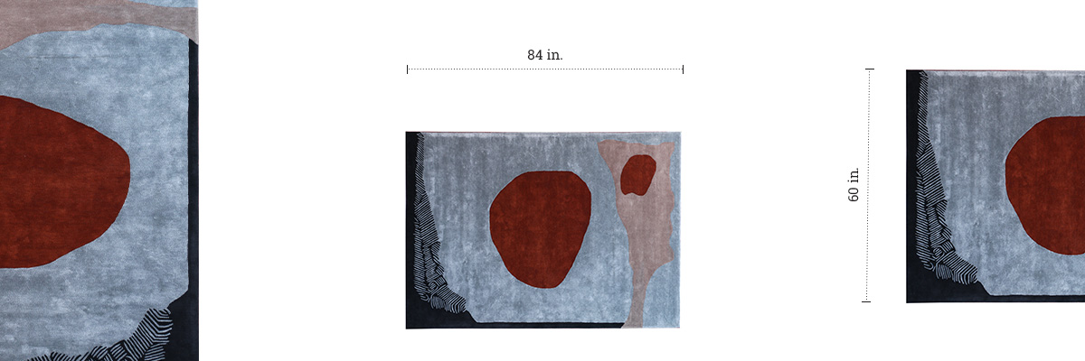 Solitary Tufted Rug dimensions
