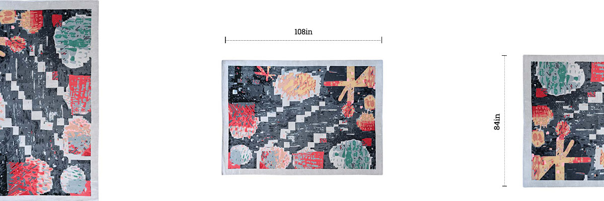 Omar Tibetan Rug dimensions