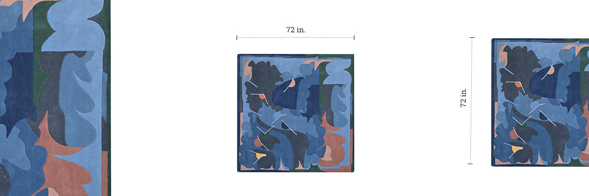 Waves Tufted Rug dimensions