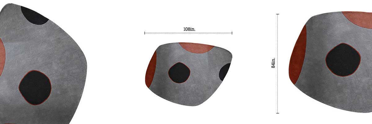 Lunar Tufted Rug dimensions