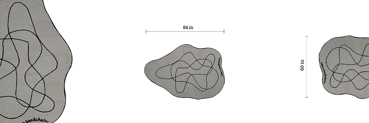 Poseidon Tufted Rug dimensions