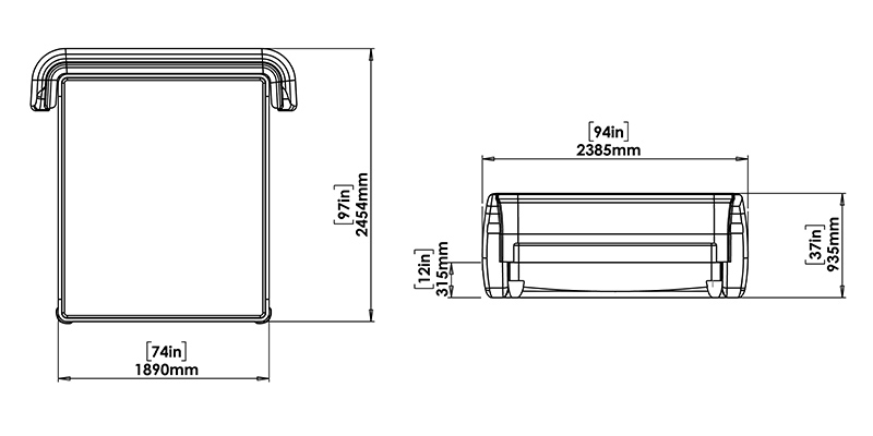 Serene Boheme Bed dimensions