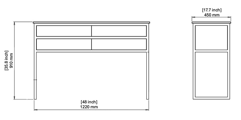 Loris Vanity dimensions