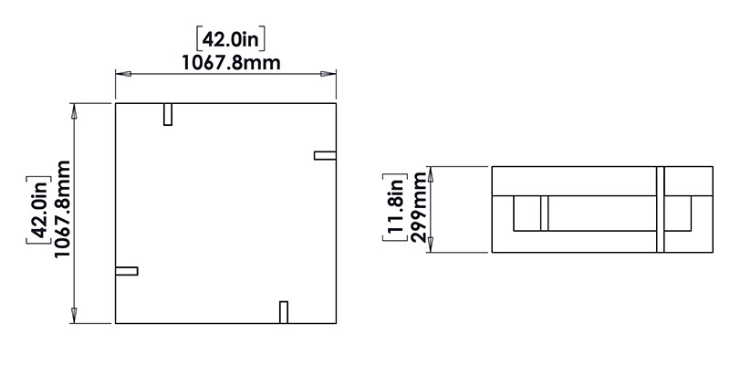 Vivan Coffee Table dimensions