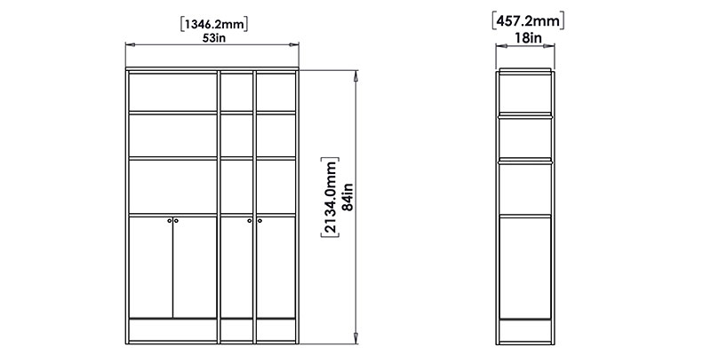Kalvin Display Unit dimensions